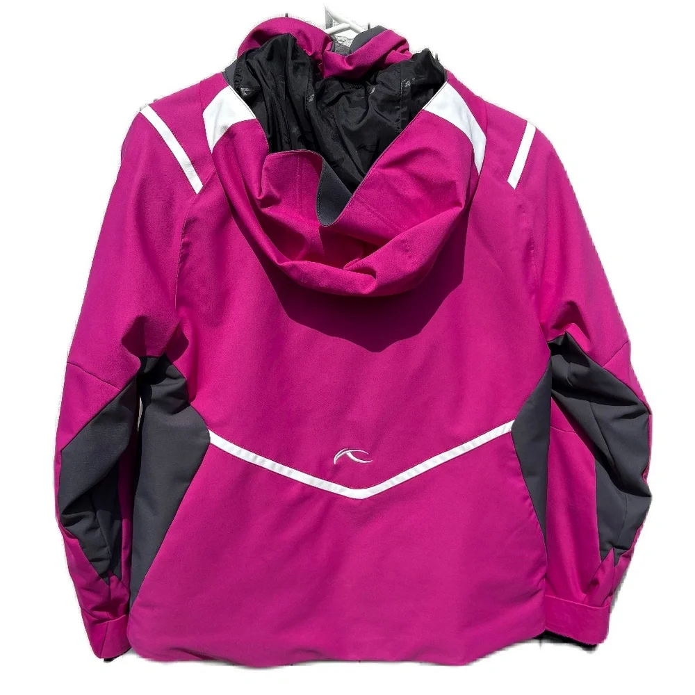 KJUS ski jacket magenta gray 10-12